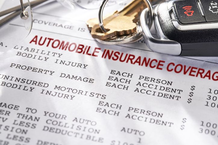 automobile insurance coverage policy information