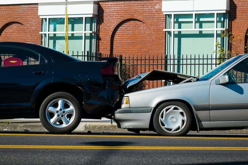 A car accident scene 