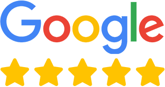 Google 5-Star Rating Logo Representing Excellent Customer Reviews.